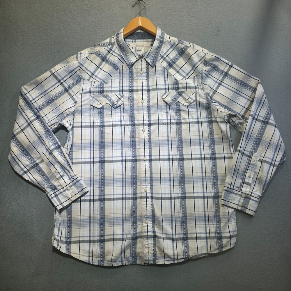 Cody‎ James Men's Long Sleeve Pearl Snap Western Shirt Size 2XL
